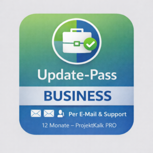 Update-Pass Business (12 Monate) – ProjektKalk PRO
