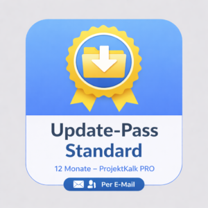 Update-Pass Standard (12 Monate) – ProjektKalk PRO